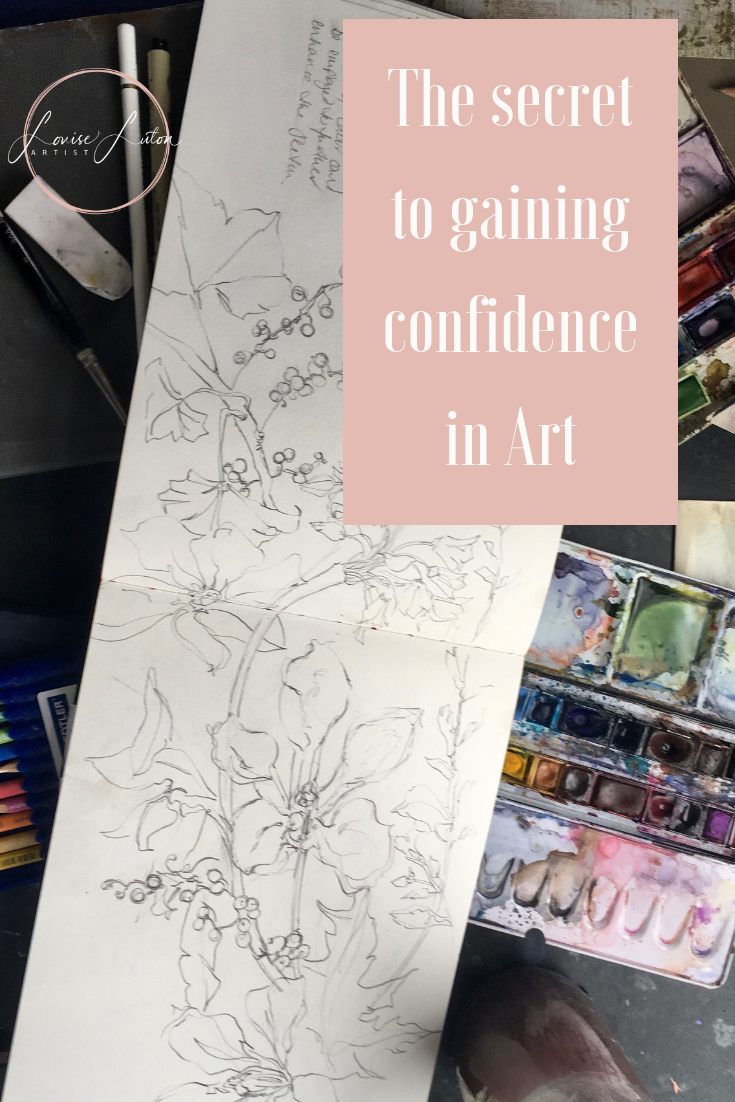 The secret to gaining confidence in art