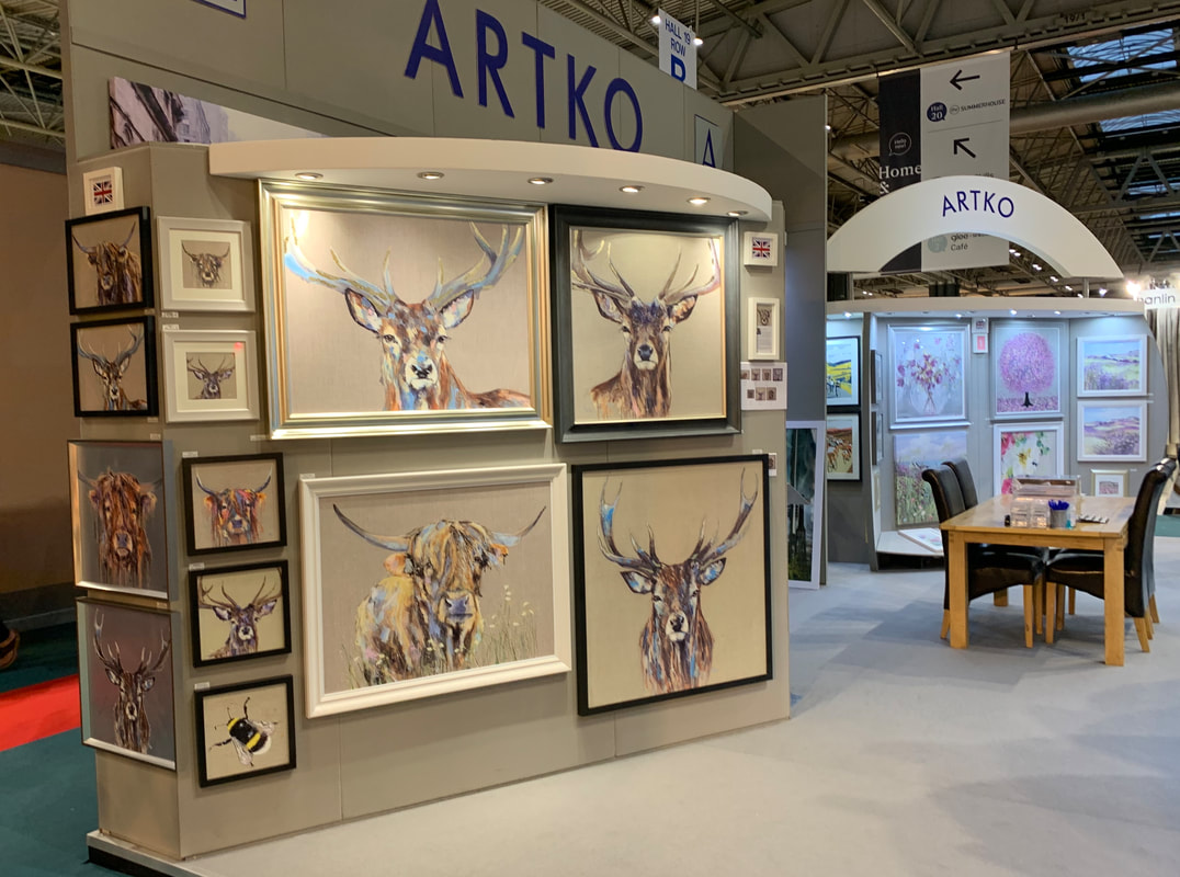 Artko publishing house stand at the NEC Spring fair