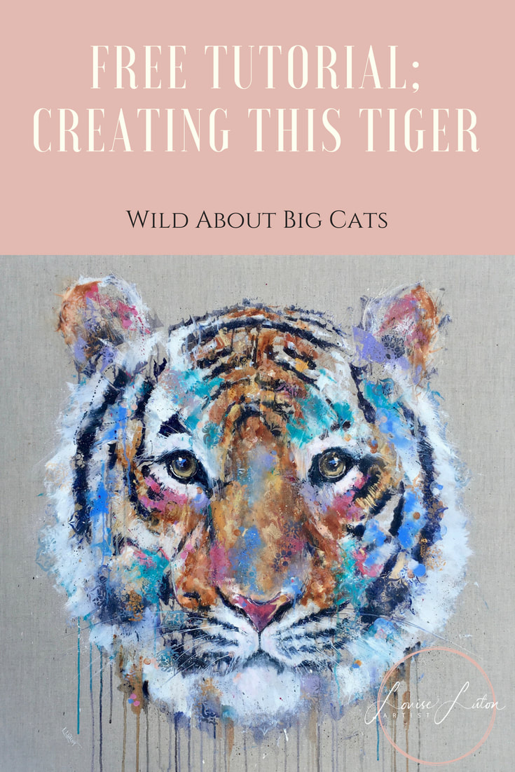 Painting a tiger with louise luton